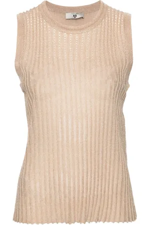 Twin-Set Pliss?? sleeveless knitted top