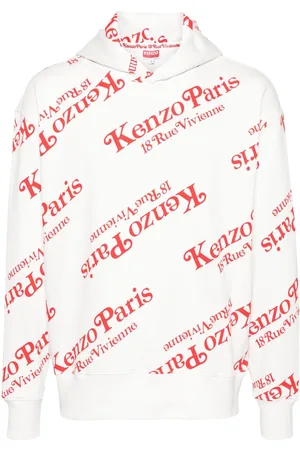 Kenzo X Verdy monogram-pattern hoodie