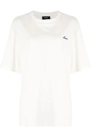 We11 Done Logo-embroidered cotton T-shirt