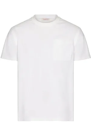 VALENTINO GARAVANI V-detail cotton T-shirt