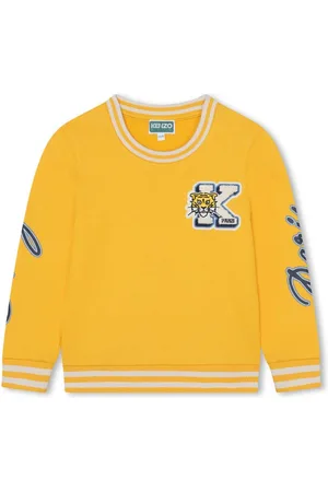 Kenzo Logo-embroidered cotton sweatshirt