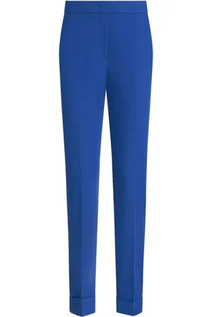 Etro Cropped stretch-cotton trousers
