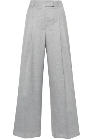 By Malene Birger High-waist wide-leg trousers