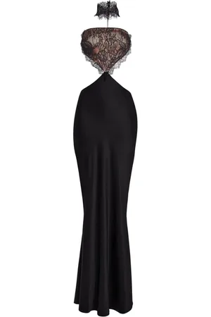 Retrofete Lucie lace cut-out gown