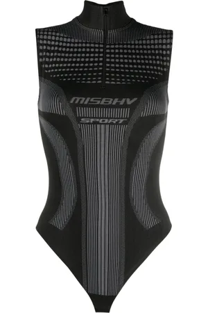 MISBHV Sport Europa logo-jacquard bodysuit