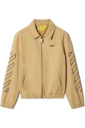 OFF-WHITE Arrow-print cotton jacket
