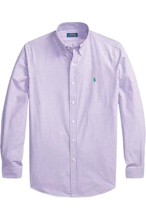 Ralph Lauren Logo-embroidered gingham shirt