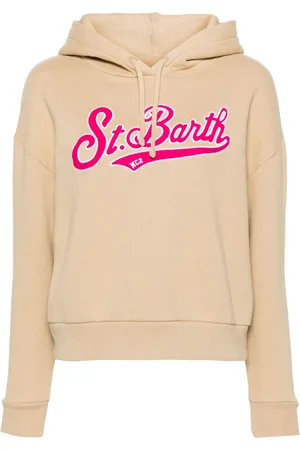 MC2 SAINT BARTH Logo-embroidered cotton hoodie