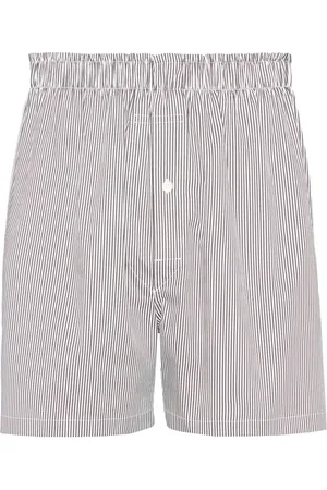 Maison Margiela Stripe-print elastic-waist shorts