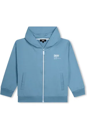DKNY Logo-print cotton-jersey hoodie