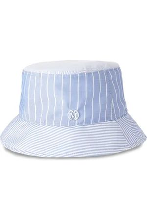 Le Mont St Michel Jason striped cotton bucket hat