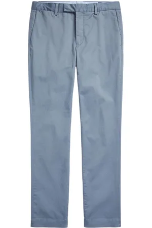 Ralph Lauren Logo-tag twill straight-leg trousers
