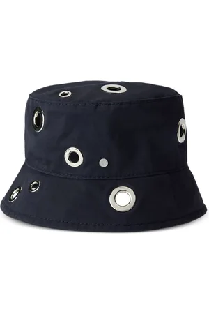 Le Mont St Michel Axel eyelet-detail bucket hat