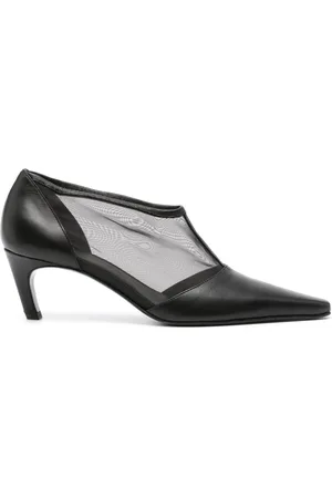 Totême T-Strap 60mm mesh pumps