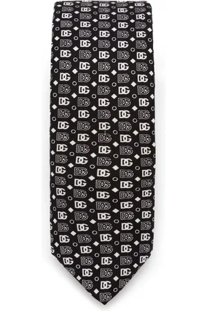 Dolce & Gabbana Logo-jacquard silk tie