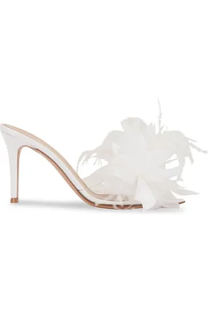 Gianvito Rossi Ynez 85mm floral-appliqu?? mules