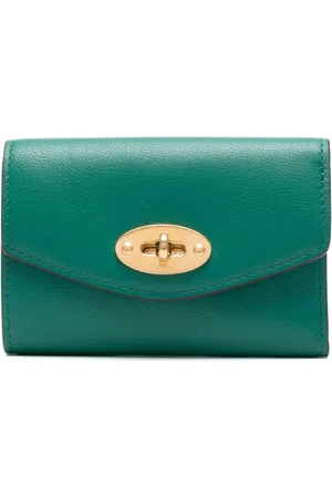 Mulberry | Bags | Mulberry Green Patent Leather Large Slim Purse | Poshmark