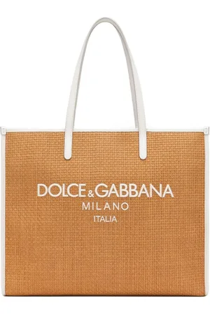 Dolce & Gabbana Large Shopping woven tote bag