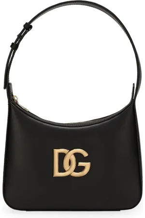 Dolce & Gabbana Logo-plaque leather tote bag