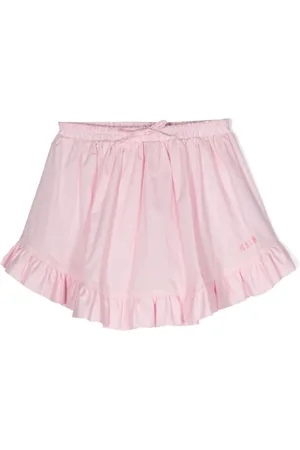 Msgm Ruffle-detail ruched skirt