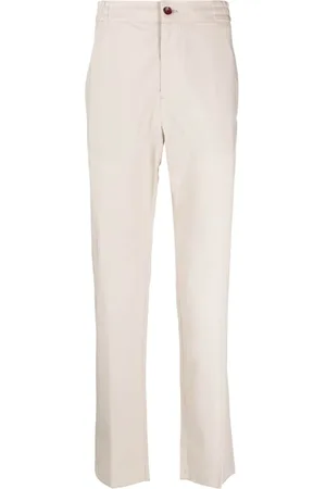 Etro Press-crease cotton trousers