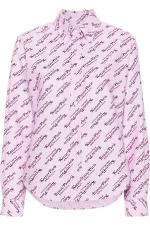 Kenzo X Verdy logo-print cotton shirt