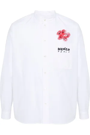 Kenzo Drawn Varsity cotton shirt