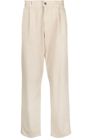 Missoni Logo-embroidered mid-rise chinos