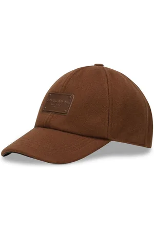 Dolce & Gabbana Logo-plaque wool baseball cap