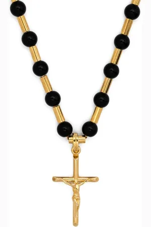 Dolce & Gabbana DNA crucifix-pendant necklace