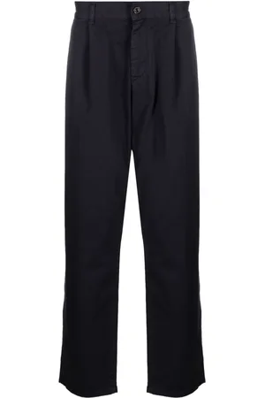 Missoni Logo-embroidered mid-rise chinos