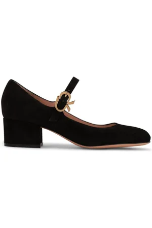Gianvito Rossi Mary Ribbon 45 mm suede pumps