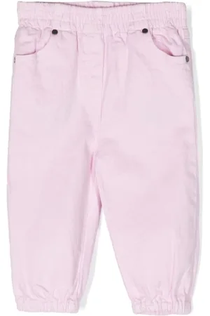 Stella McCartney Shell-embroidered cotton trousers