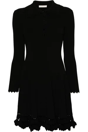 ULLA JOHNSON Cybil fine-ribbed short dress