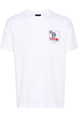 Paul Smith One Way Zebra graphic-print T-shirt