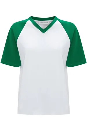 Victoria Beckham Football organic-cotton T-shirt