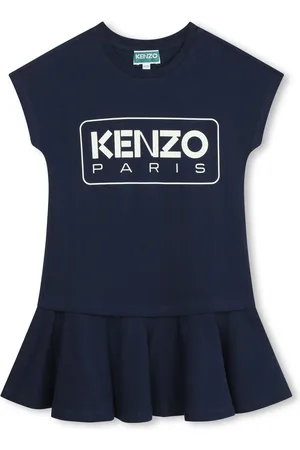 Kenzo Logo-print cotton minidress