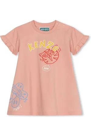 Kenzo Logo-print cotton dress
