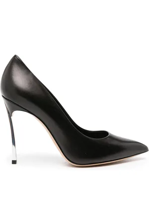 Casadei Blade 110mm leather pumps