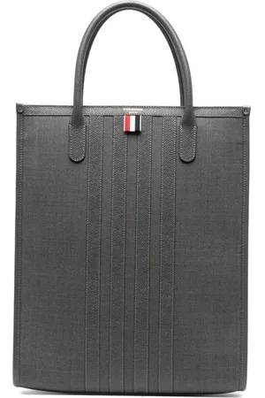 Thom Browne 4-Bar-stripes vertical tote bag
