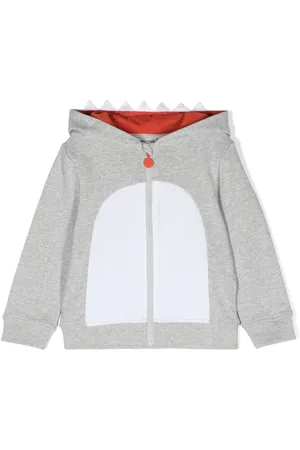 Stella McCartney Shark-shape jersey hoodie