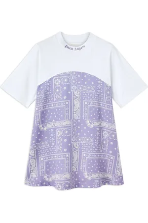 Palm Angels Astro Paisley T-shirt dress