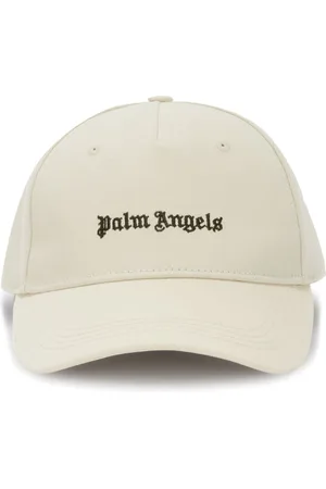 Palm Angels Logo-embroidered baseball cap