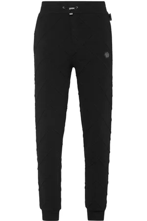 Philipp Plein Logo-appliqu?? quilted track pants