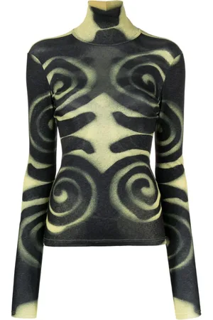 Nanushka Josa spiral-design T-shirt
