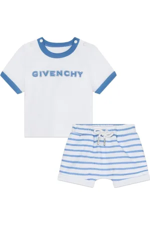 Givenchy Logo-appliqu?? T-shirt and shorts set