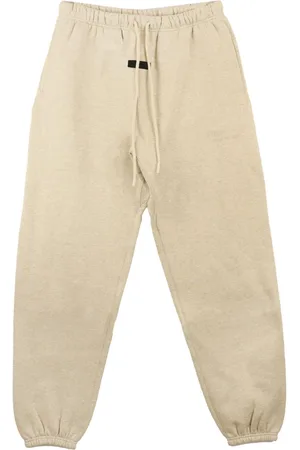 FEAR OF GOD ESSENTIALS, Tapered Logo-Appliquéd Cotton-Blend Jersey  Sweatpants, Men, Green, XXS