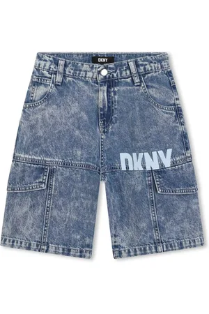 DKNY Logo-print denim shorts