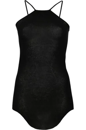 Rick Owens Scorpio ribbed-knit tank top