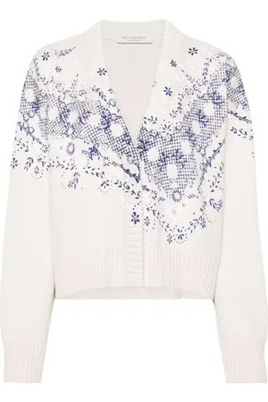 Serafini Floral-print button-up cardigan
